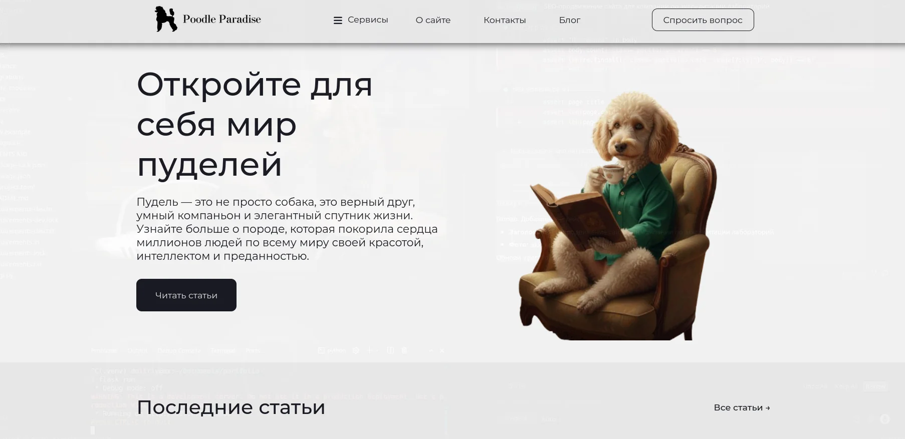 Разработка и SEO-продвижение информационного сайта